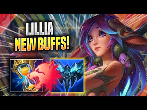 KOREAN CHALLENGER TRIES LILLIA WITH NEW BUFFS! - Korean Challenger Plays Lillia JUNGLE vs Zed!