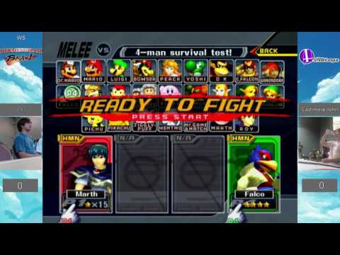 Birmingham Brawl 18 Melee Singles WS - Zaz (Marth) vs. Cashmere John (Falco)