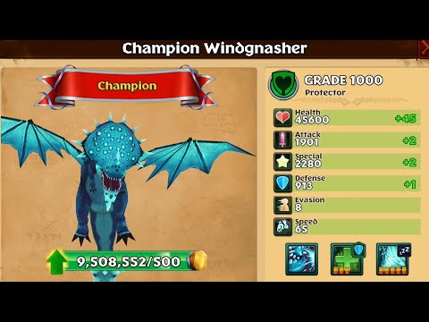Champion Windgnasher Grade 1000 - Brawl Battle - Dragons:Rise of Berk