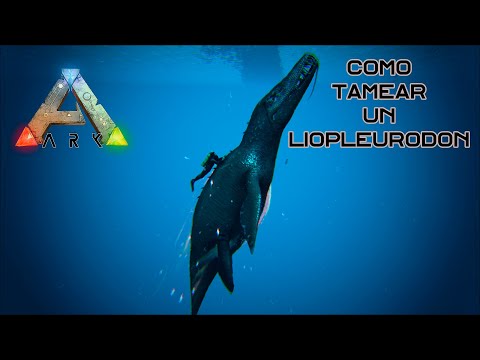 Como tamear un Liopleurodon de manera fácil y rápida En Ark: Survival Evolved