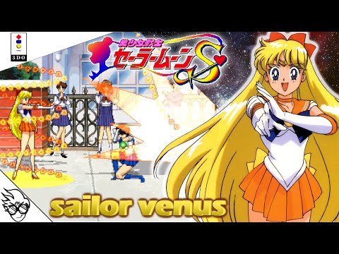 Pretty Soldier Sailor Moon S (3DO 1995) - Sailor Venus [Playthrough/LongPlay]