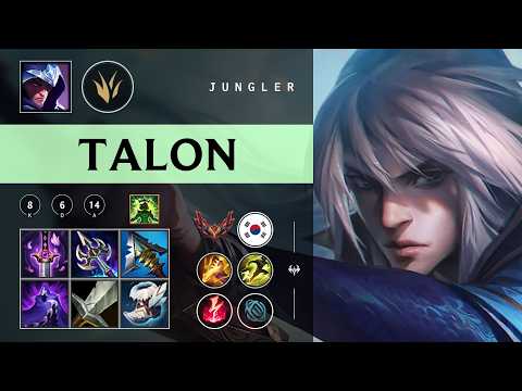 Talon Jungle vs Lee Sin - KR Grandmaster Patch 26.04