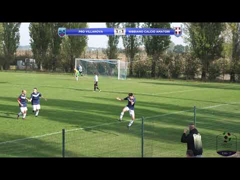 PRO VILLANOVA - NIBBIANO CALCIO AMATORI  2 - 3