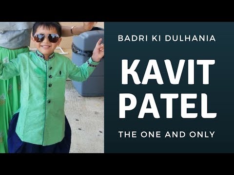 Kavit Patel | Badri Ki Dulhania | Kids Bollywood Dance 2018 | Fenil + Shraddha | Ras Garba
