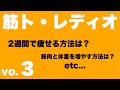 筋トレディオ　筋トレや食費管理やあれこれ…