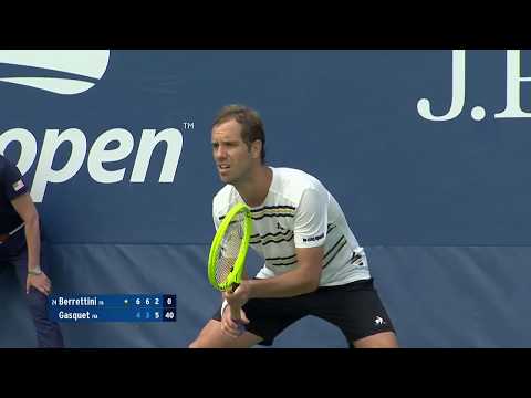 Matteo Berrettini vs. Richard Gasquet | US Open 2019 R1 Highlights