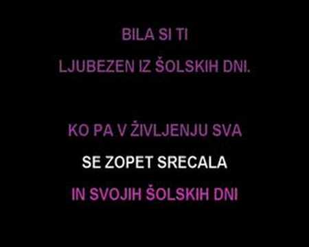 Karaoke - Kantor - Ljubezen iz šolskih dni