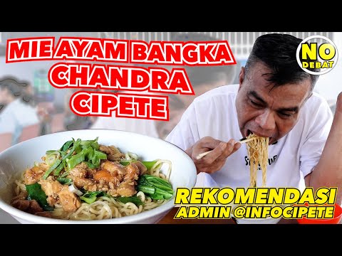 KULIDEL MIE AYAM BANGKA CHANDRA CIPETE - REKOMENDASI ADMIN @INFOCIPETE