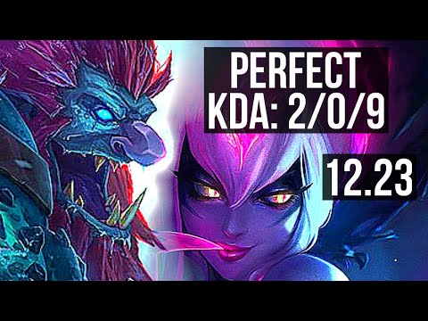 TRUNDLE vs EVELYNN (JNG) | 2/0/9 | EUW Master | 12.23
