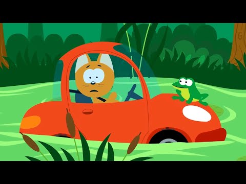 Котенок и волшебный гараж ???? – Приключения в болоте – Мультфильм для детей про машинки