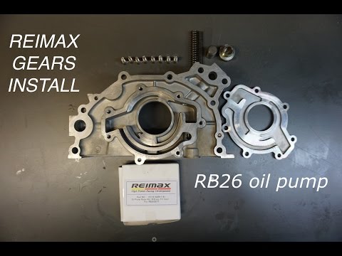 RB26 OIL PUMP/REIMAX GEARS INSTALL