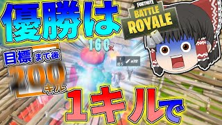遂に200キル最終回！最後は1キルでビクロイせよ！！【ゆっくり実況】200キルするまで再び帰れないフォートナイトpart19最終回