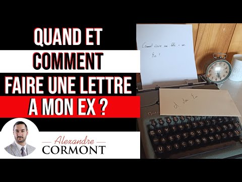 Faire une lettre à mon ex : Ce qu'il faut savoir !