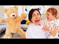 GIANT TEDDY BEAR ALIVE PRANK ON FAMILY w/The Norris Nuts