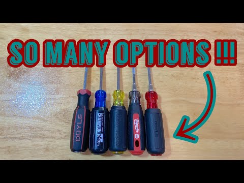 ARE ALL SCREWDRIVERS THE SAME !?!?!?! Milwaukee, Klein Tools, Ideal, Doyle-Harbor Freight.