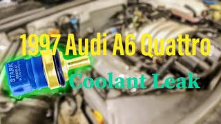 1997 Audi A6 Quattro Coolant temperature sensor replacement