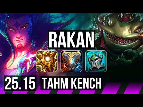 RAKAN & Xayah vs TAHM KENCH & Kai'Sa (SUP) | KR Diamond | 25.15