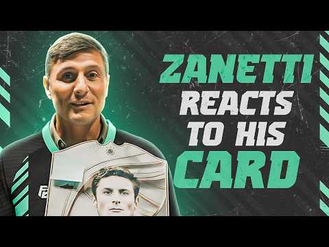Javier Zanetti Reacts to his FC 26 Icon Stats!