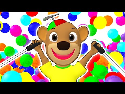 SUPER CIRCUS 3D Kid's Olympics | Olympic Playground, Color Balls, Ball Pit Show by Busy Beavers