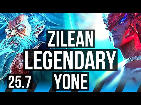 ZILEAN vs YONE (MID) | 8/0/2, Legendary | EUW Diamond | 25.7