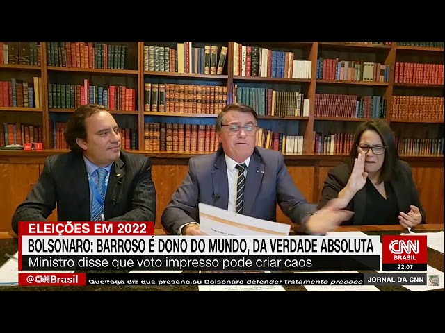 "Se não tiver voto impresso, não terá eleição&", diz Bolsonaro a ministro do TSE