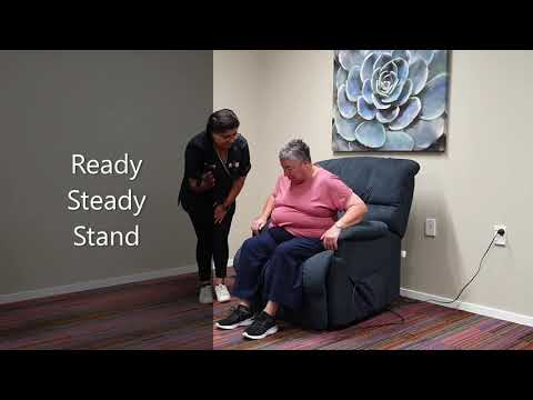 Moving and handling video Sit to Stand