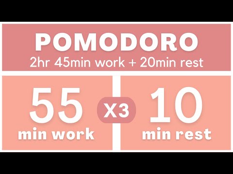 Técnica Pomodoro 55/10 - Pomodoro Timer