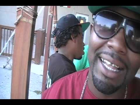 yv da bg  n drone boyz fooln around @ kstlis video shoot