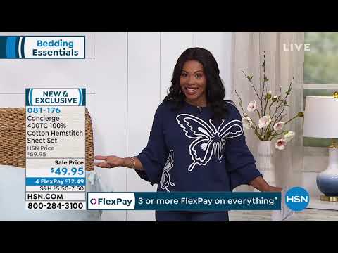 HSN | Bedding Essentials featuring Concierge Collection Anniversary 02.06.2020 - 04 PM