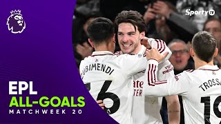 Premier League | ALL GOALS Gameweek 20 | 25/26 - Full Highlights | SportyTV