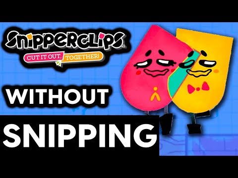 Can You Beat Snipperclips Without Snipping Each Other? - No Snip Challenge