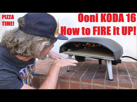 How to Turn On an Ooni Koda 16 Pizza Oven [Pizza Time!]