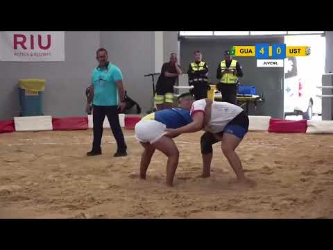 Torneo Santiago Ojeda (Juveniles). Semifinal C.L Guamasa-C.L Unión Sur Tías 2023 (Lucha Canaria)