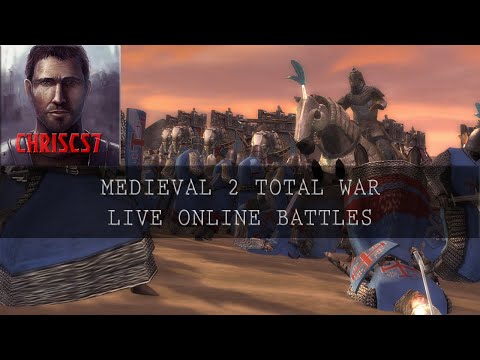 🔴Crusaders VS Middle East 4vs4 The Closest Battle! ~ Medieval 2 Total War Live Online Battles