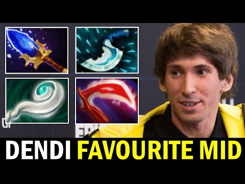 DENDI Favourite Mid with Right Click Build + Scepter (2 Games)