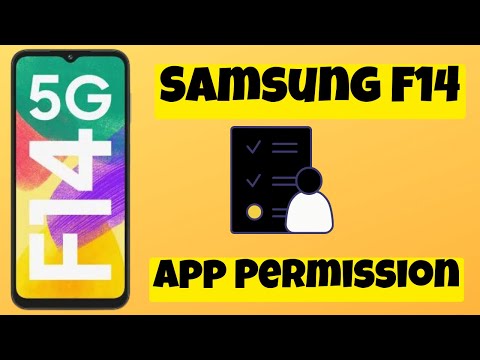 How to set App Permission || App permissions settings Samsung F14