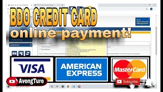 How to pay BDO credit cards online?