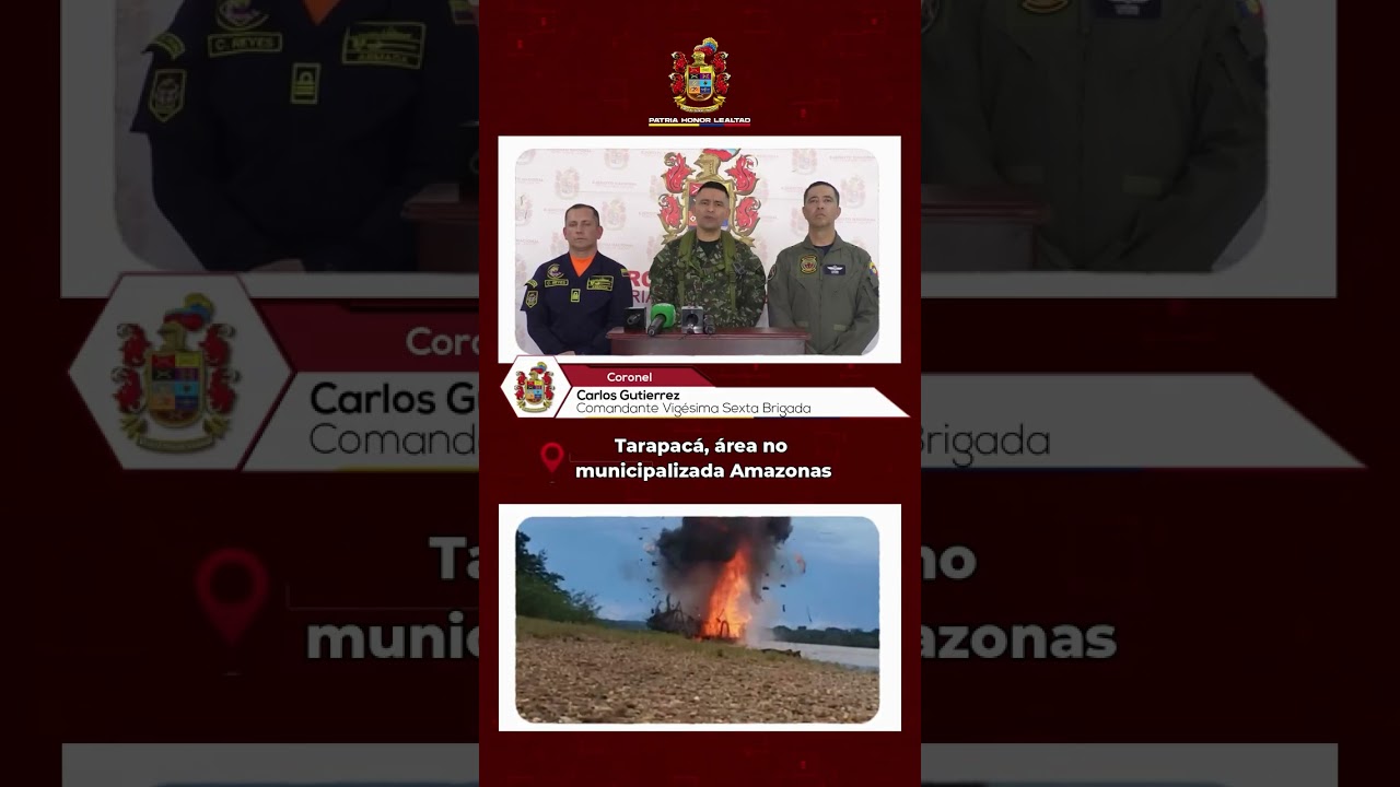 National Army deals a multi-million dollar blow to illegal mining in the Amazon