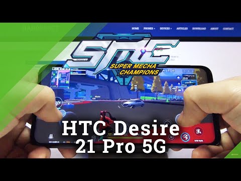 Super Mecha Champions Gameplay on HTC Desire 21 Pro 5G – Gaming Performance Checkup