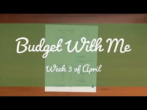 Budget With Me | Week 3 of April 2024 | Budget By Paycheck | Cash Envelope System | Single Income