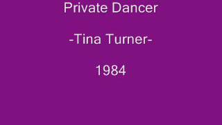 Private Dancer - Tina Turner