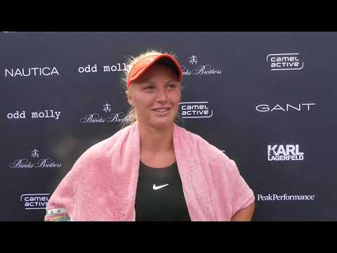 Aneta Laboutková po výhře v prvním kole kvalifikace Mácha Lake Open 2020