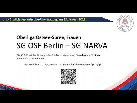 Frauen: SG OSF Berlin - SG NARVA