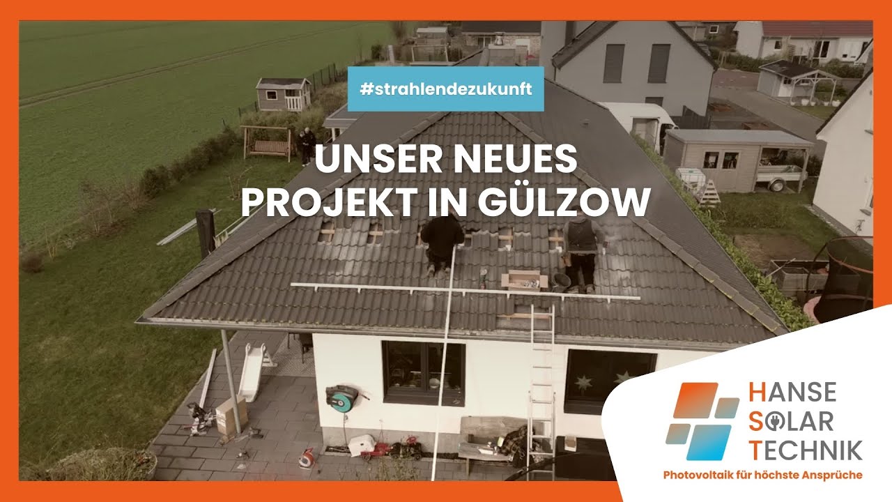 Photovoltaik-Installation in Gülzow