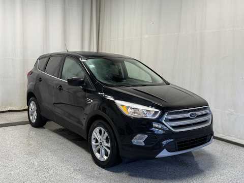 2019 Ford Escape SE 4WD in Black for sale at Park Mazda in Sherwood Park, AB