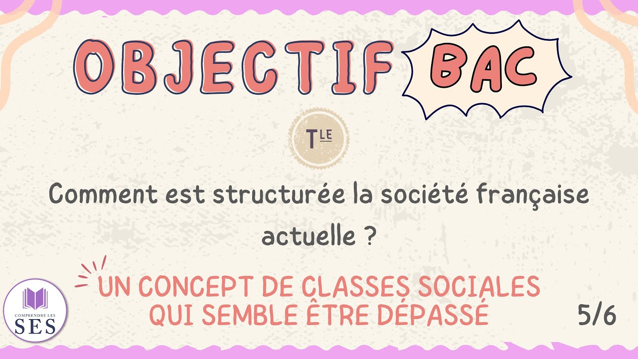 [BAC] Cours structure sociale - Le concept de classes sociales semble dépassé