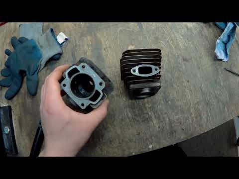 Tuning Stihl 020 Motorsäge Teil 1 porting Vergaser