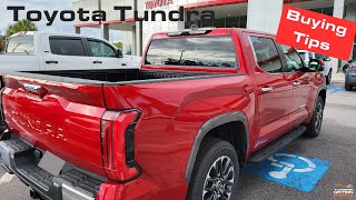 Toyota Tundra Buying Tips
