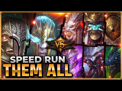 WOW... What A Team! ONE SHOT ALL BOSSES!! Soulless + Titus Speed Farm Team Raid: Shadow Legends