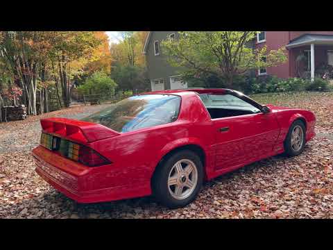 **SOLD by CCC AUCTION** Sub-26K km 1992 Chevrolet Camaro Z28 25th Anniversary
